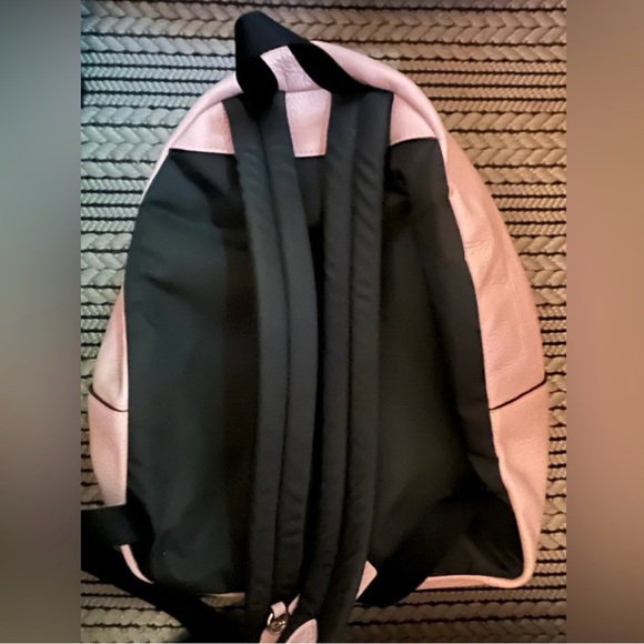 COACH Medium Charlie Leather Backpack Pink Gold - Picture 2 of 4